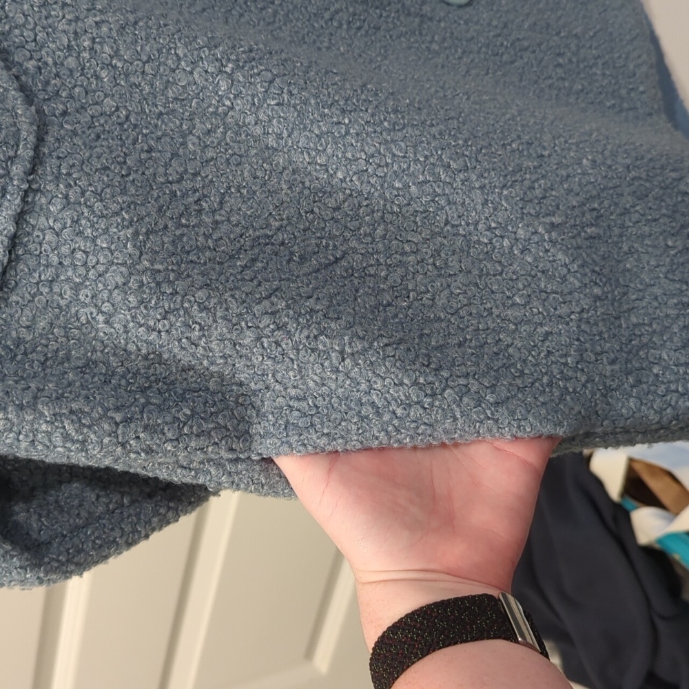 Textured Blue Shacket - Picture 5 of 5